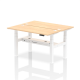 Rayleigh Back-to-Back 2 Person Slimline Height Adjustable Bench Desk